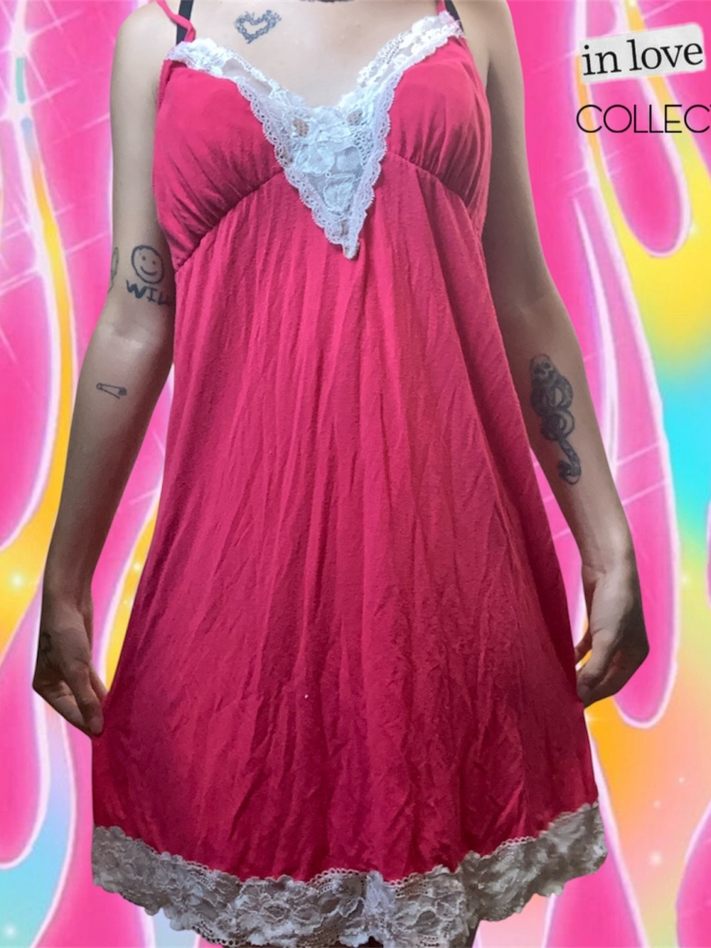 Y2k Styled Victoria's Secret 2013 Salmon Red Babydoll